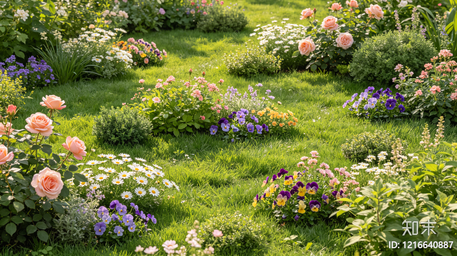 现代花园贴图下载【ID:1216640887】