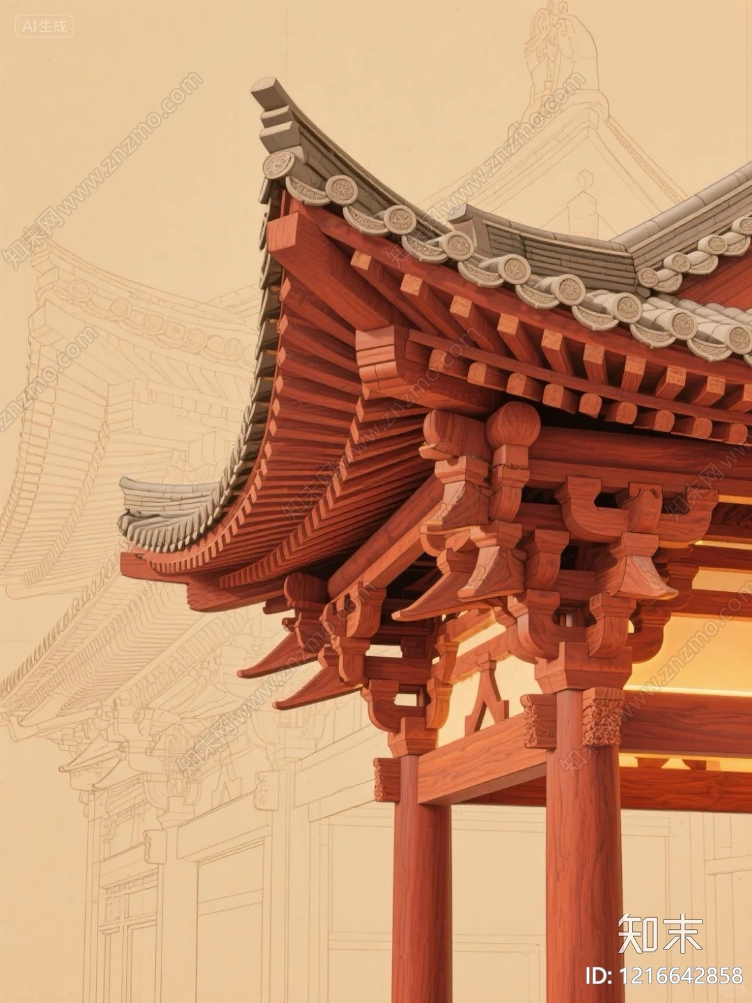 木材雕花贴图下载【ID:1216642858】