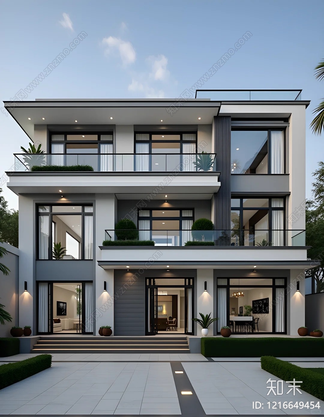 建筑外立面贴图下载【ID:1216649454】