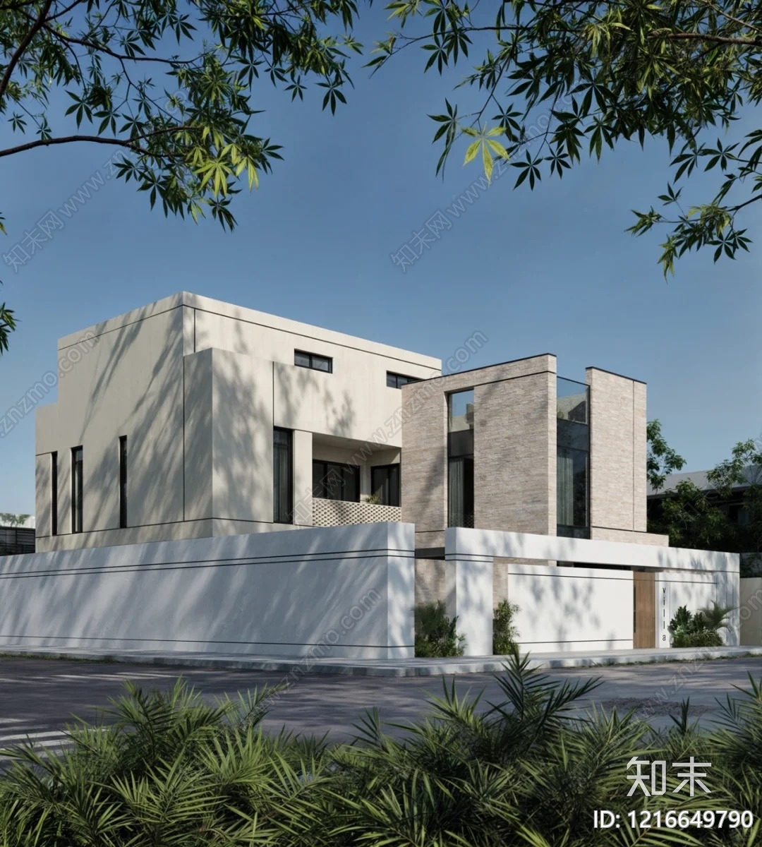 建筑外立面贴图下载【ID:1216649790】