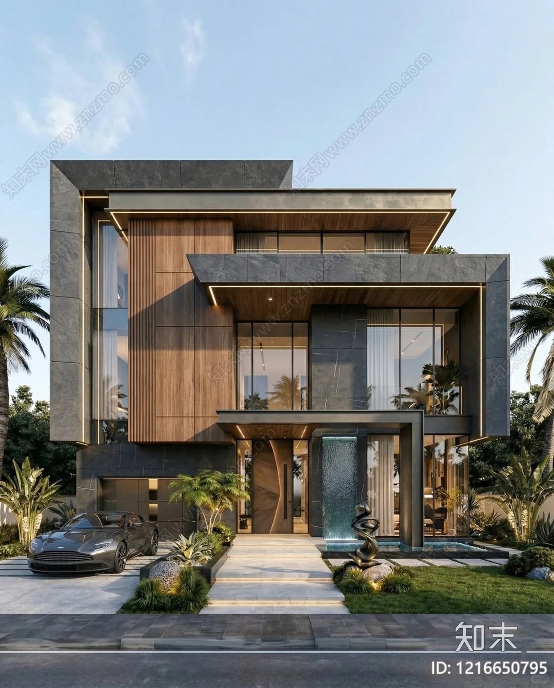 建筑外立面贴图下载【ID:1216650795】