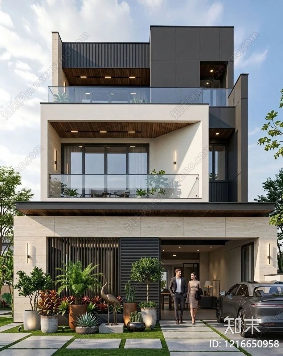 建筑外立面贴图下载【ID:1216650958】