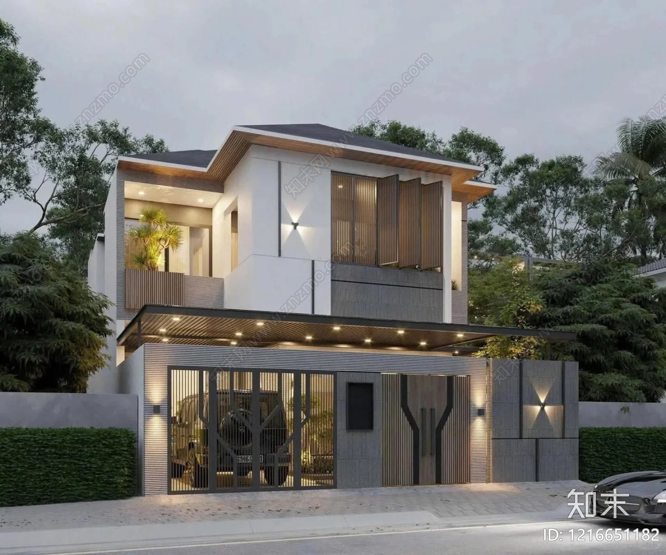 建筑外立面贴图下载【ID:1216651182】