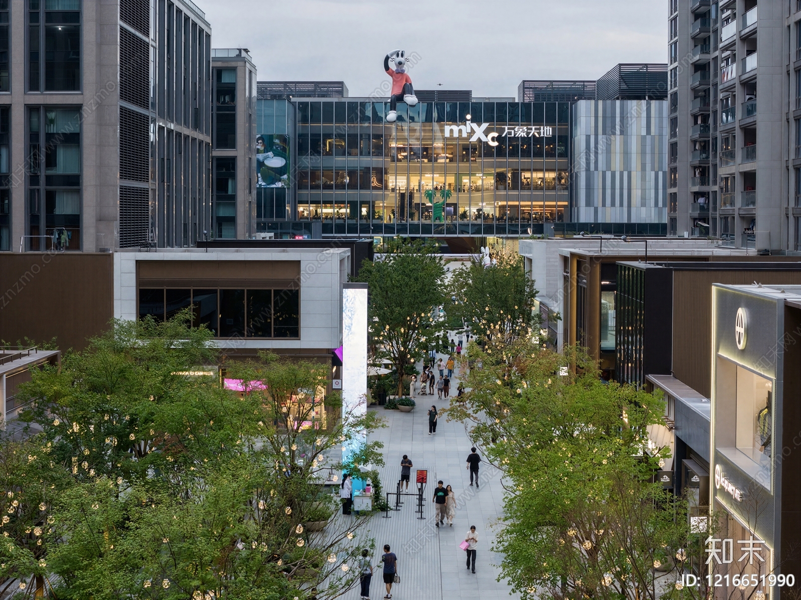 现代建筑外立面贴图下载【ID:1216651990】