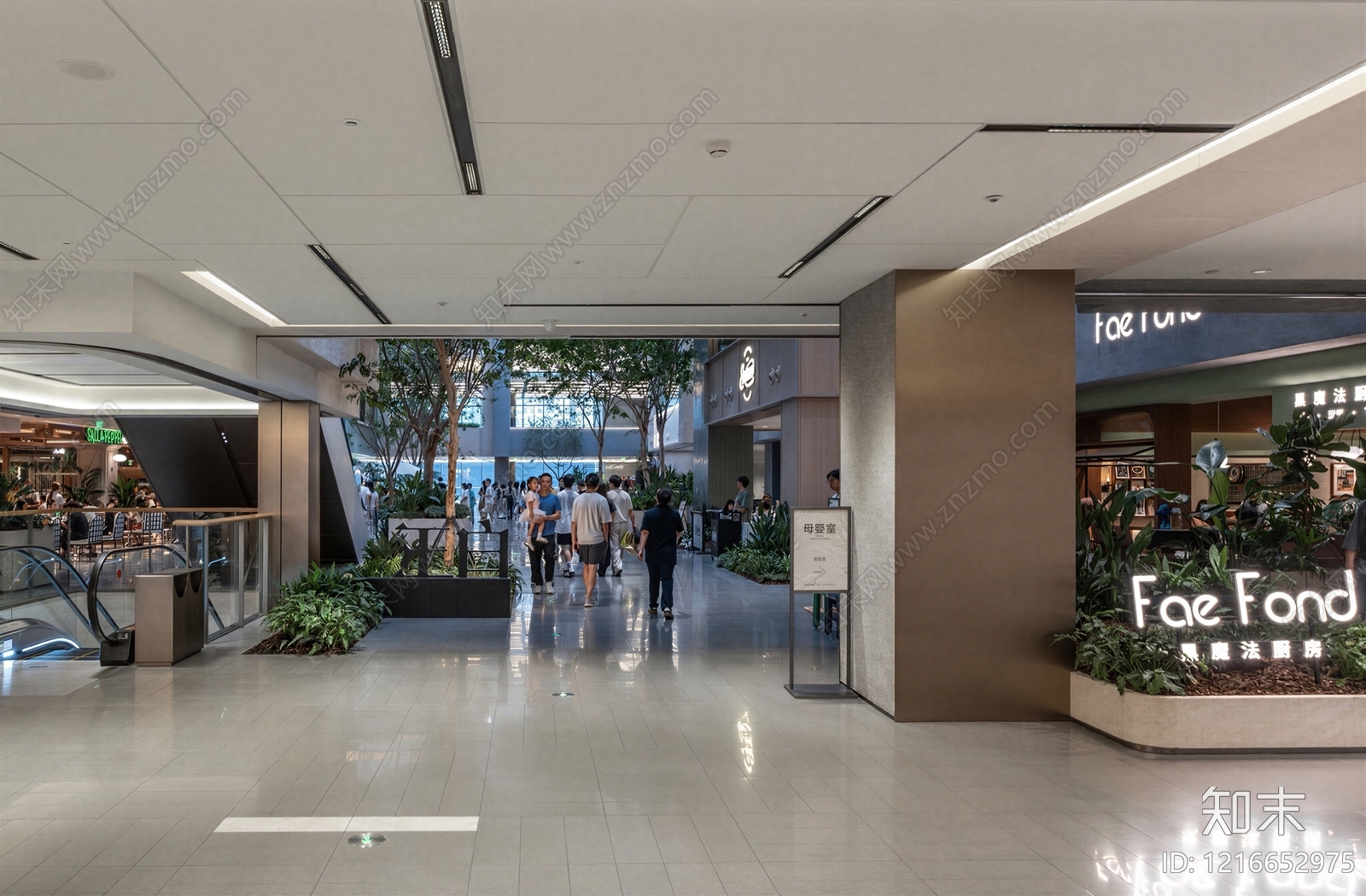 现代商场贴图下载【ID:1216652975】
