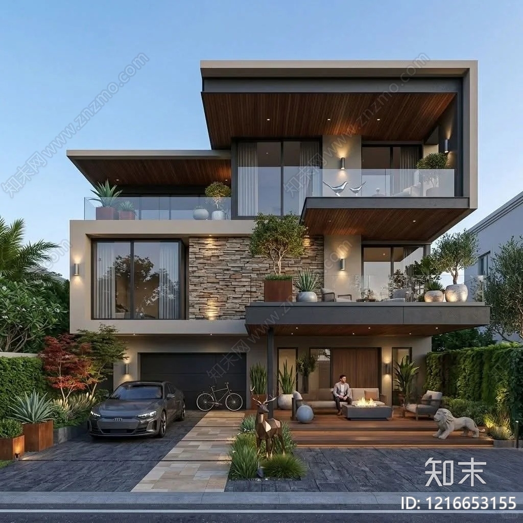 建筑外立面贴图下载【ID:1216653155】