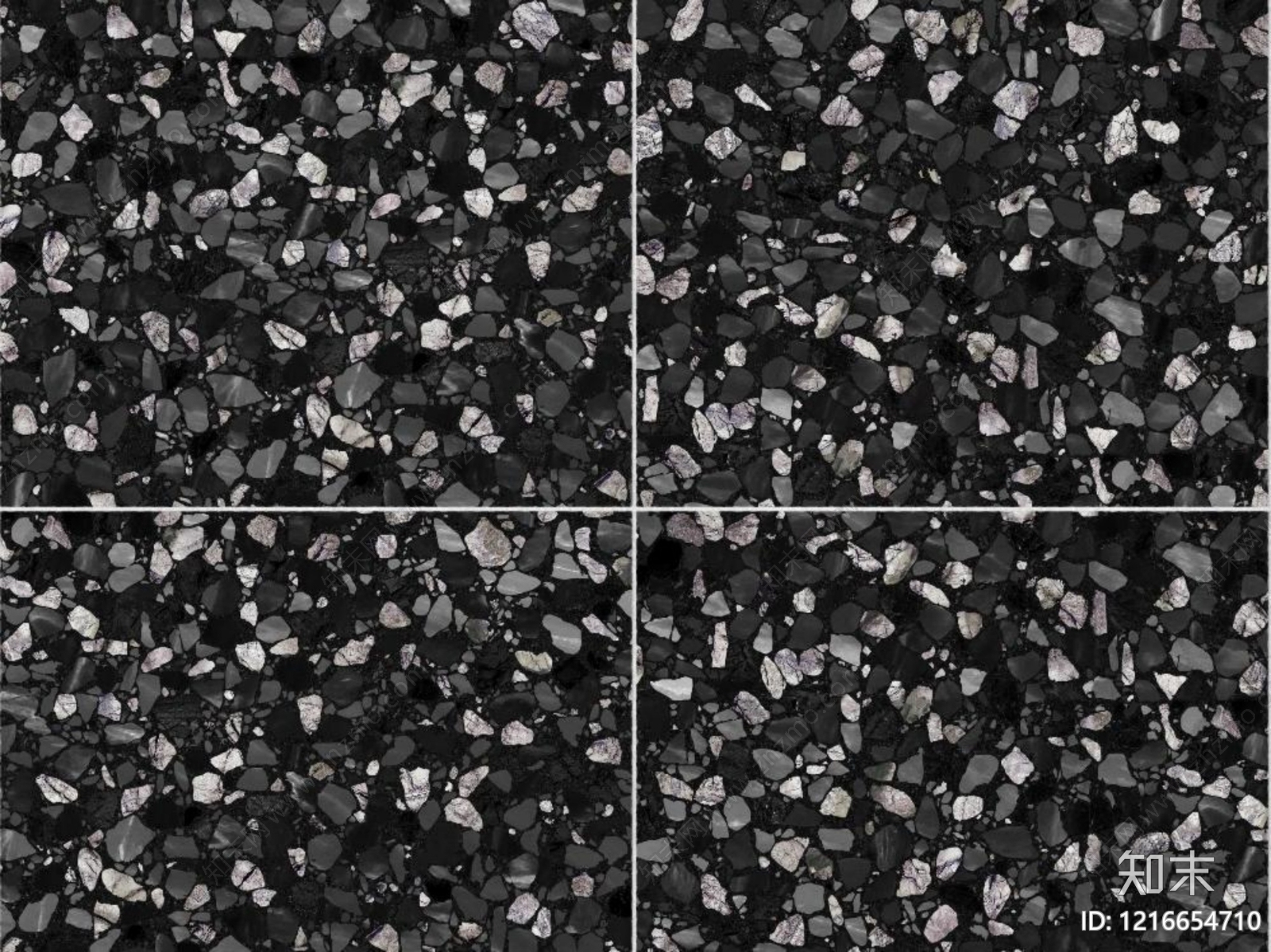 黑色水磨石贴图下载【ID:1216654710】