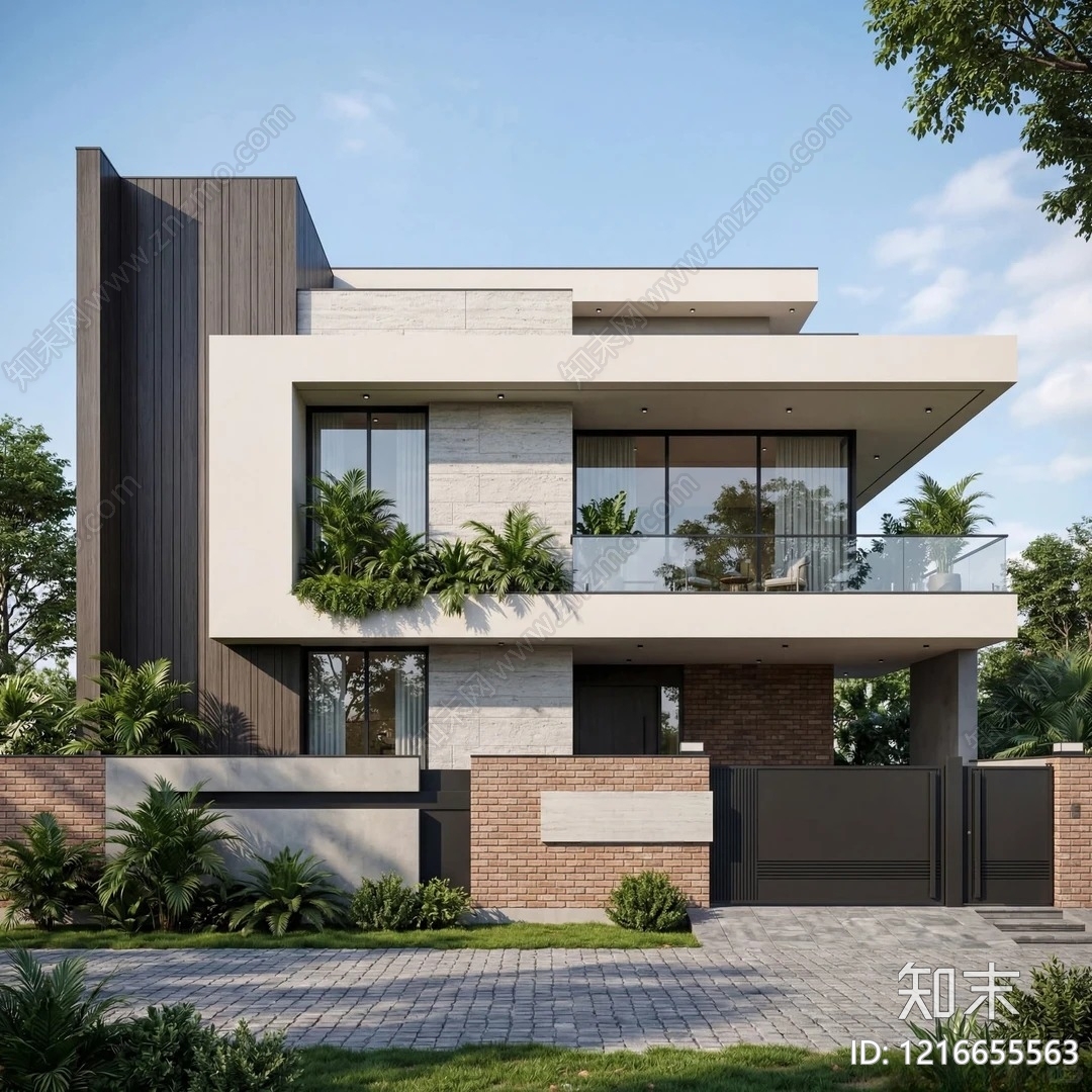 建筑外立面贴图下载【ID:1216655563】