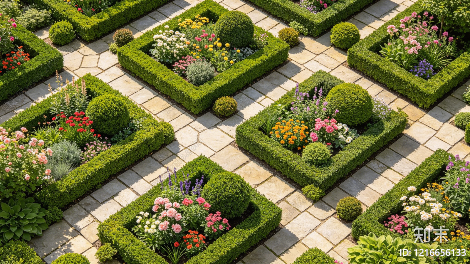 现代花园贴图下载【ID:1216656133】