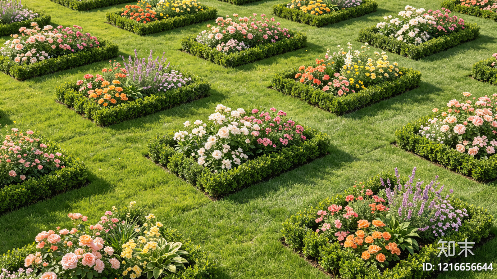 现代花园贴图下载【ID:1216656644】