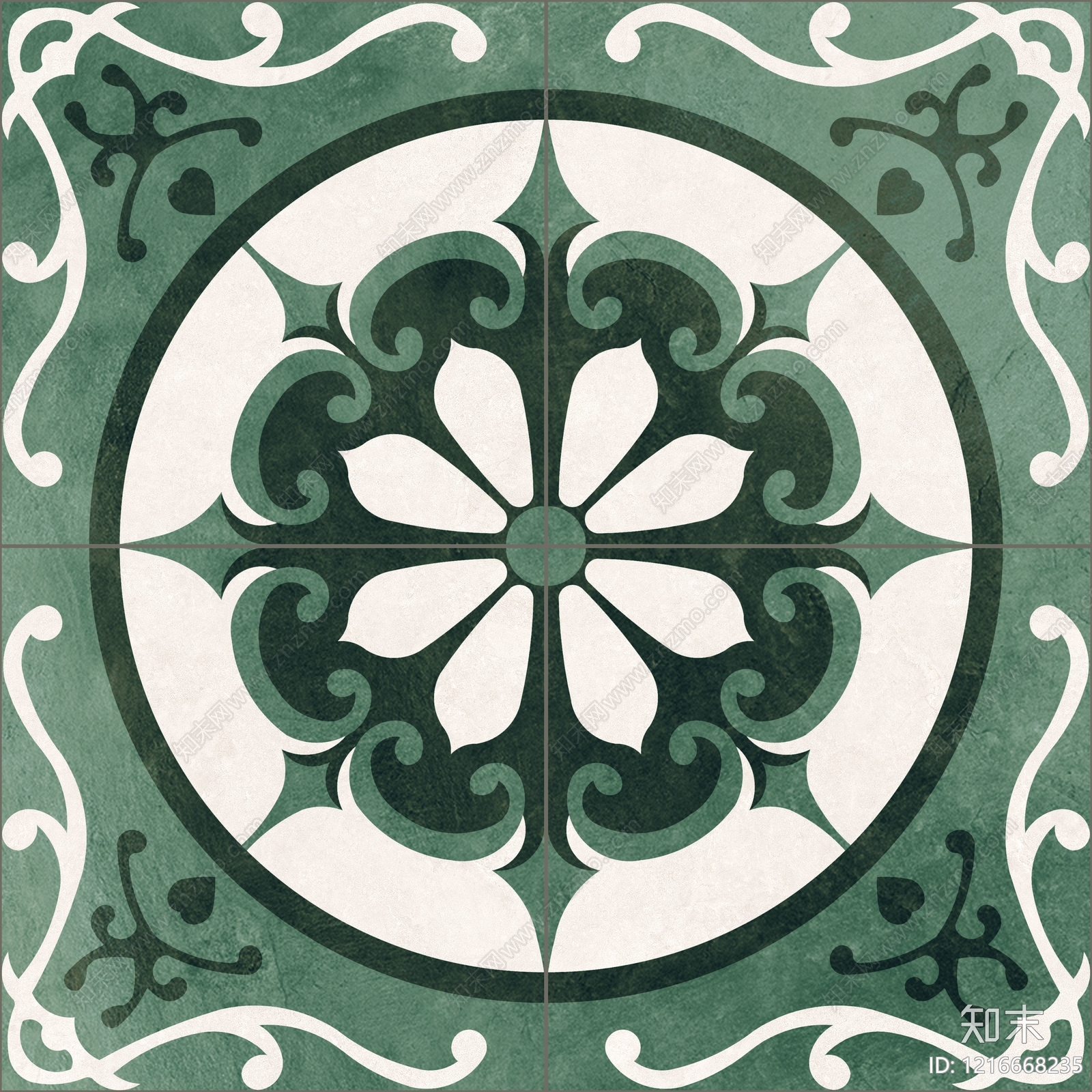 复古艺术砖贴图下载【ID:1216668235】