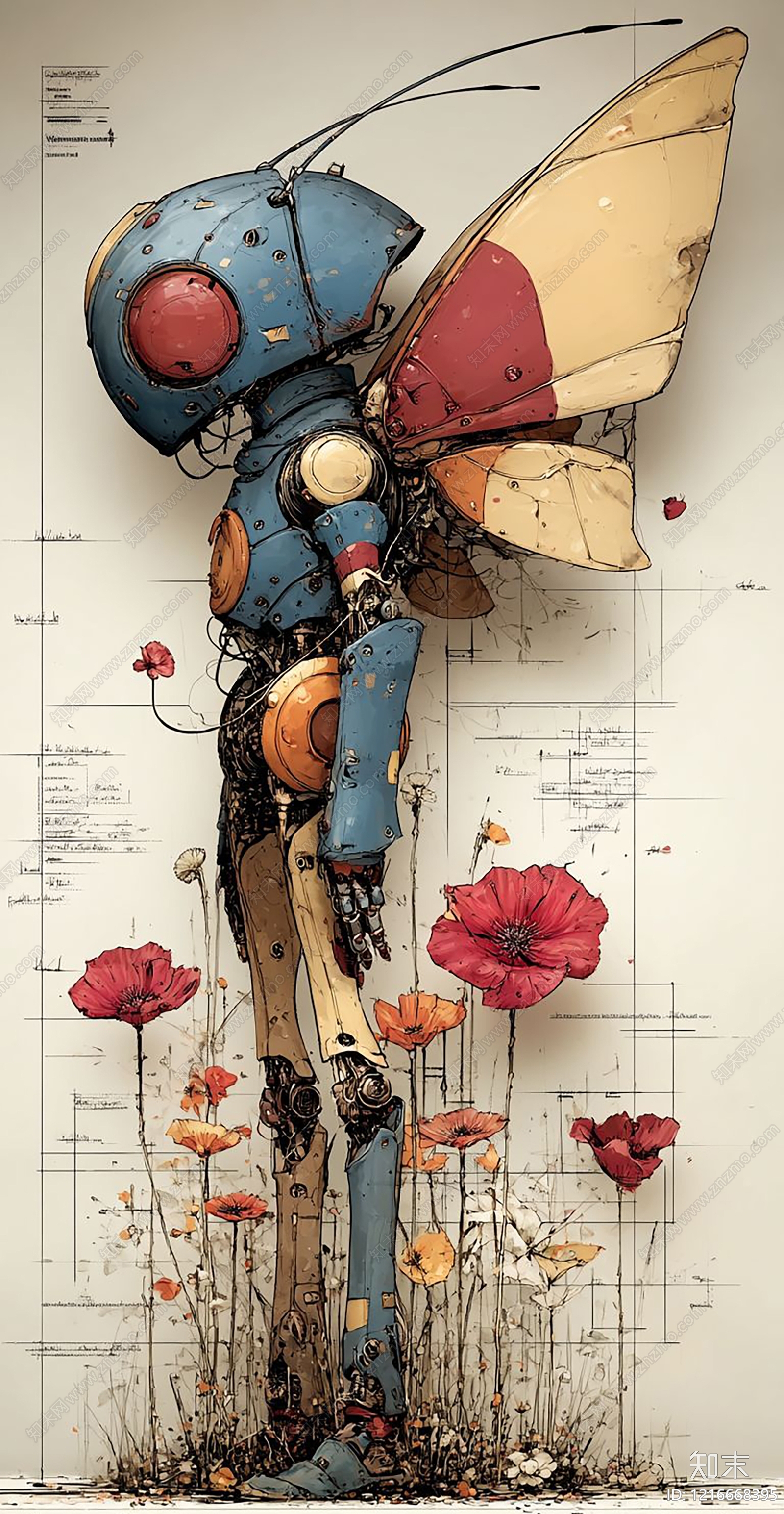 现代海报贴图下载【ID:1216668395】