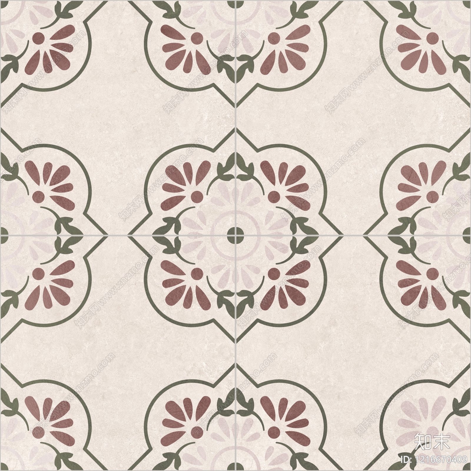 中古花纹砖贴图下载【ID:1216670409】