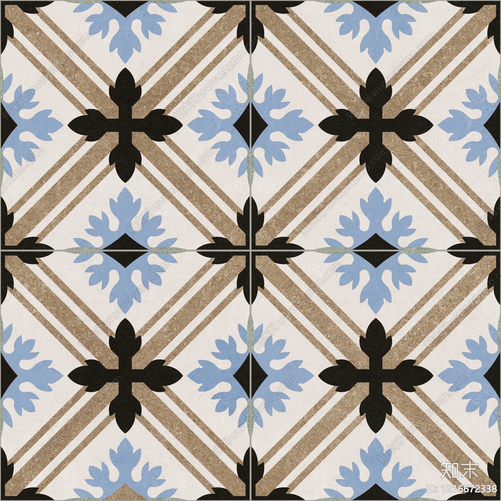复古艺术砖贴图下载【ID:1216672338】