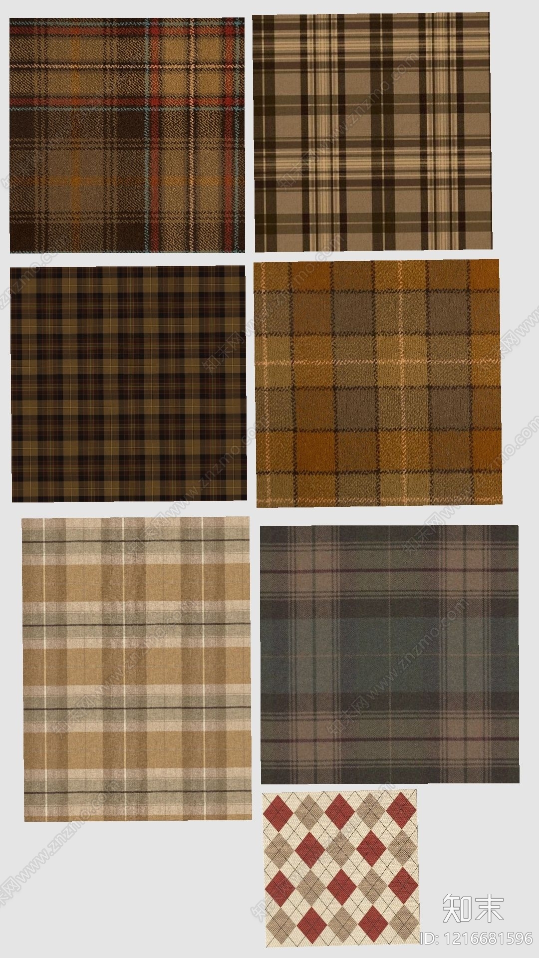 格子布纹贴图下载【ID:1216681596】