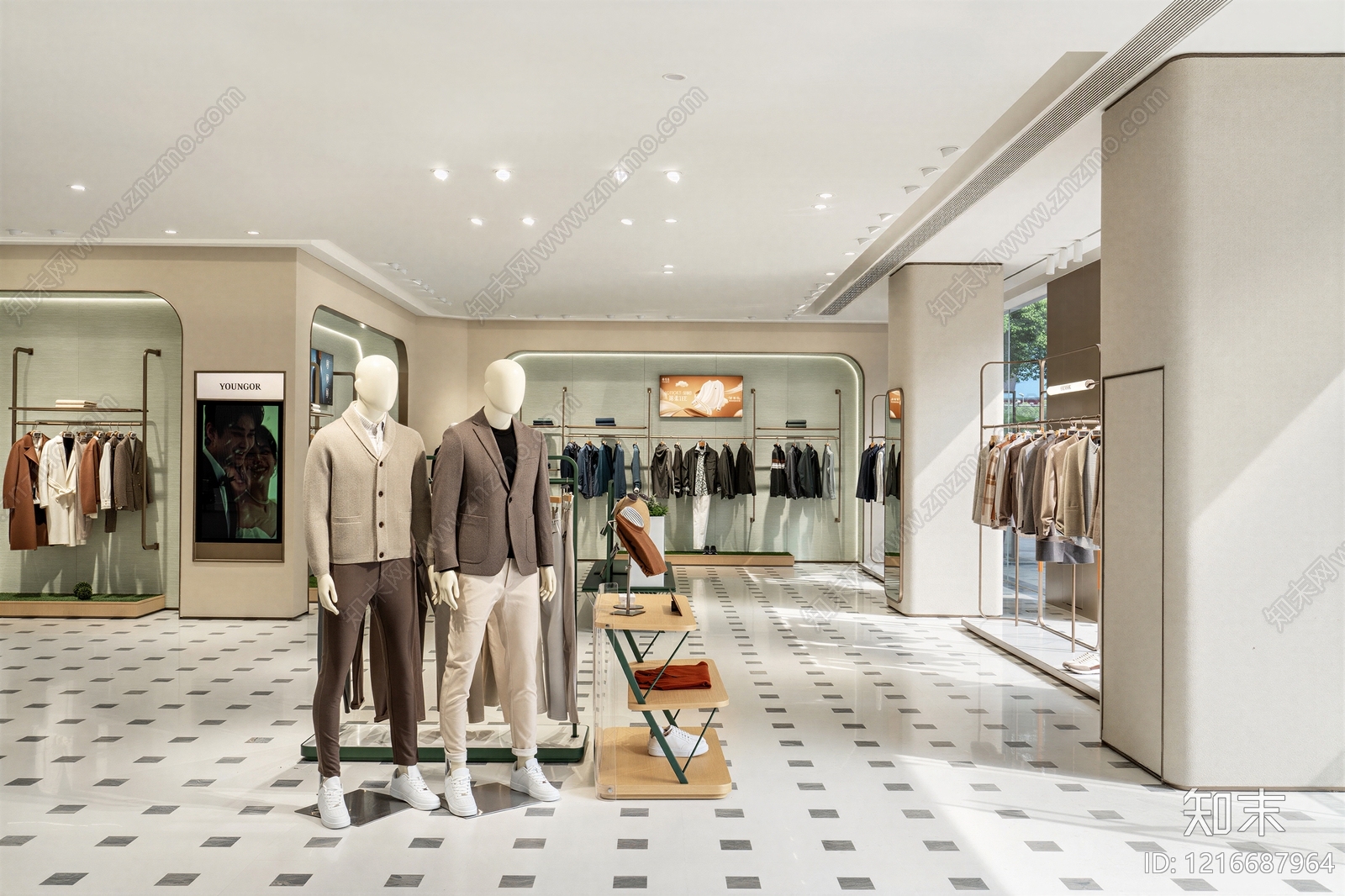 现代商铺贴图下载【ID:1216687964】
