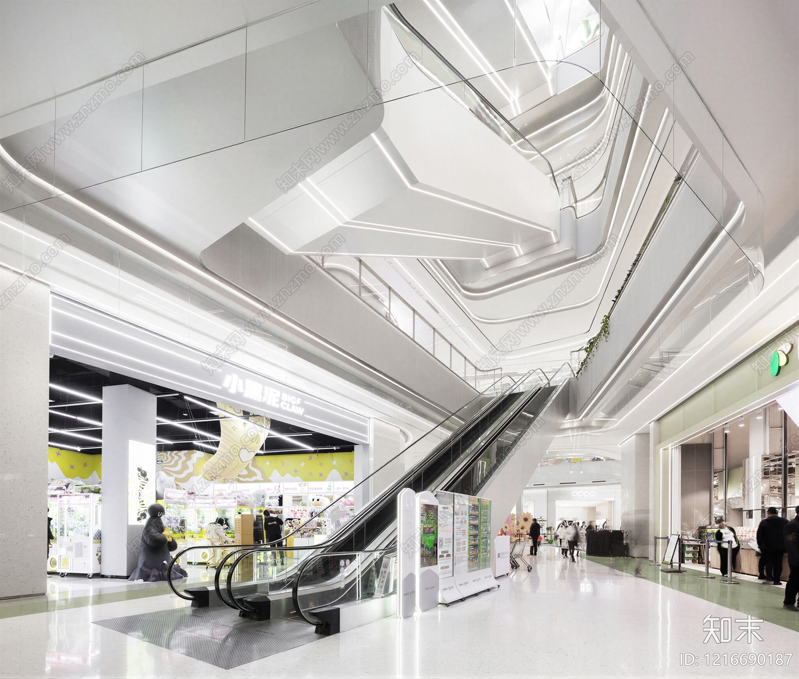 现代商场贴图下载【ID:1216690187】