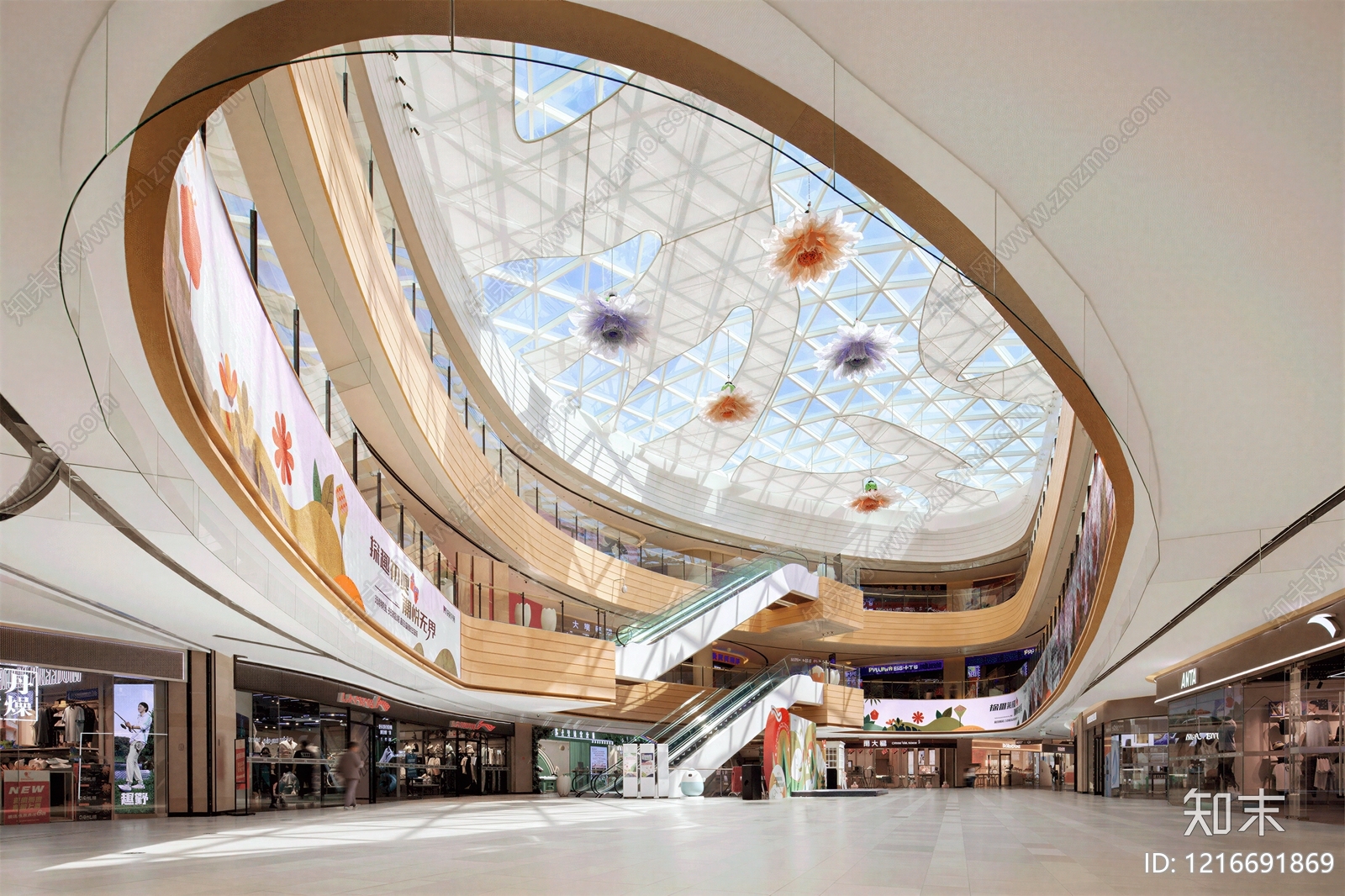 现代商场贴图下载【ID:1216691869】