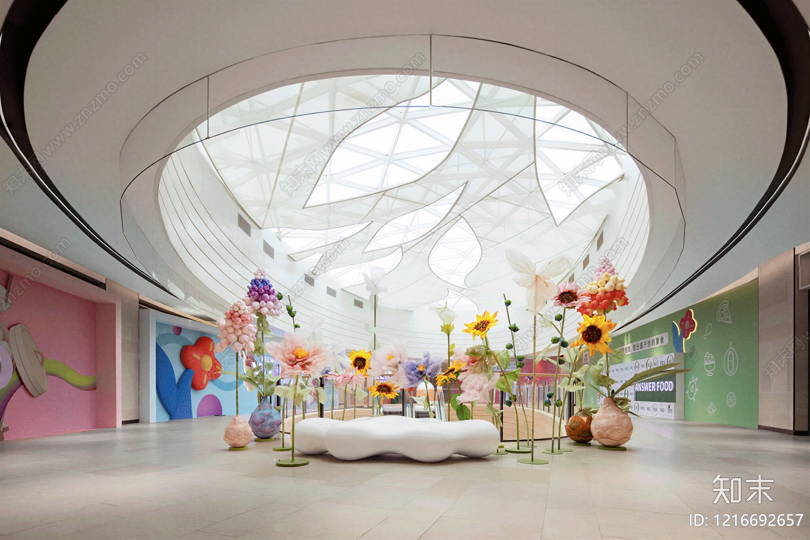 现代商场贴图下载【ID:1216692657】