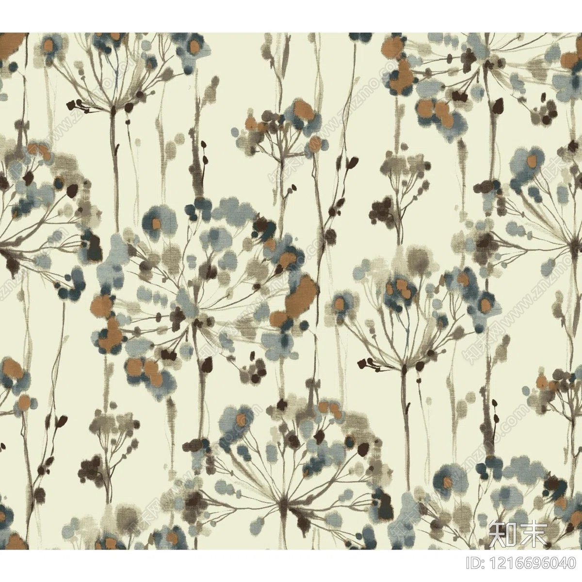 美式花纹壁纸贴图下载【ID:1216696040】