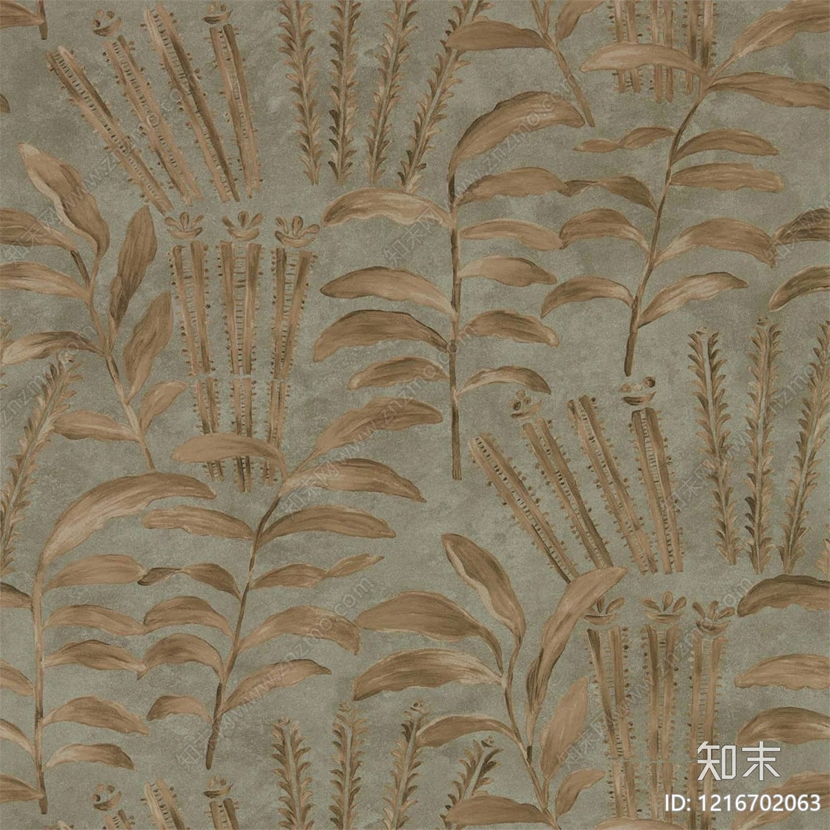 复古花纹壁纸贴图下载【ID:1216702063】