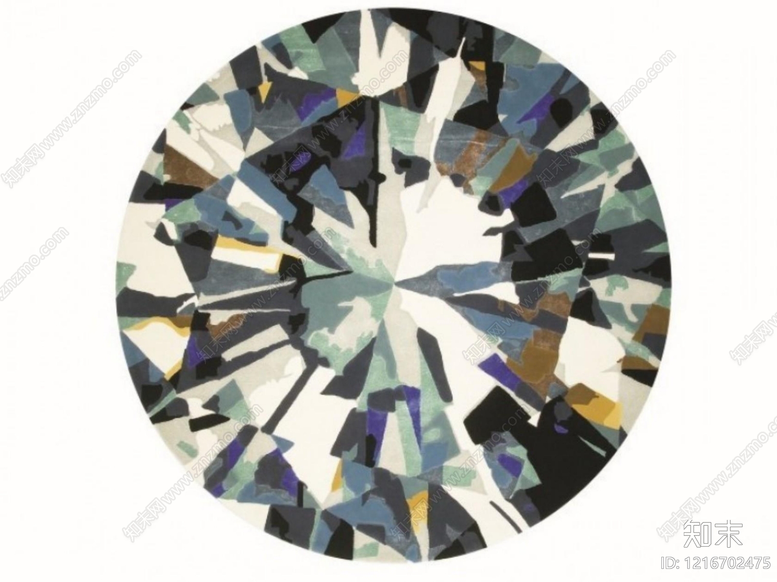 圆形地毯贴图下载【ID:1216702475】