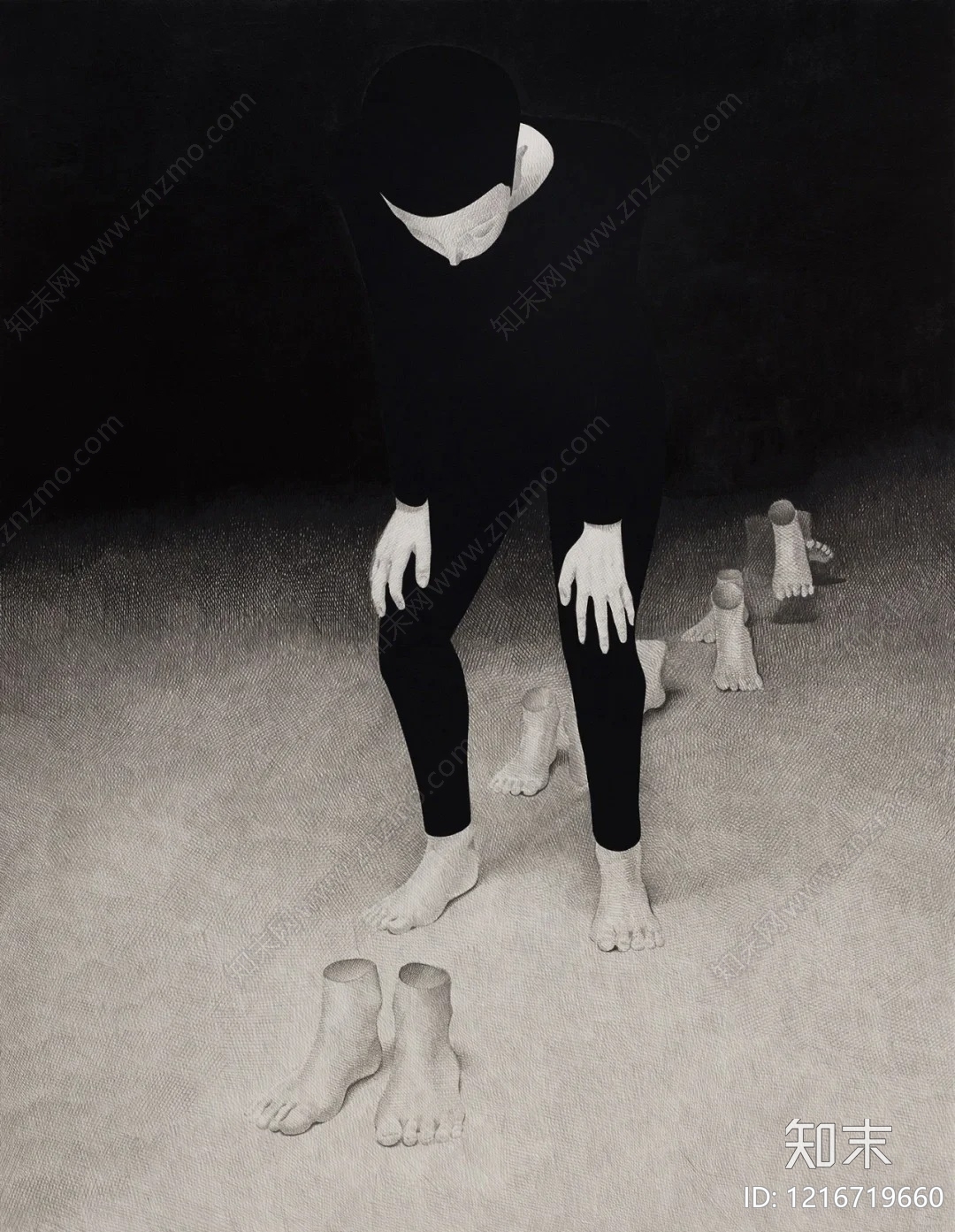 黑白挂画贴图下载【ID:1216719660】