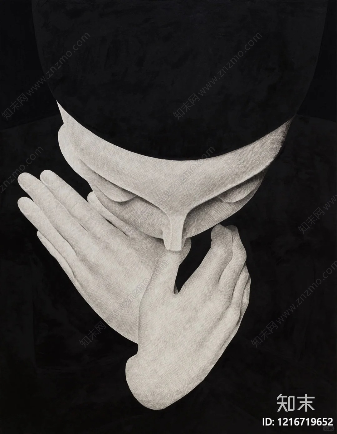 黑白花纹贴图下载【ID:1216719652】