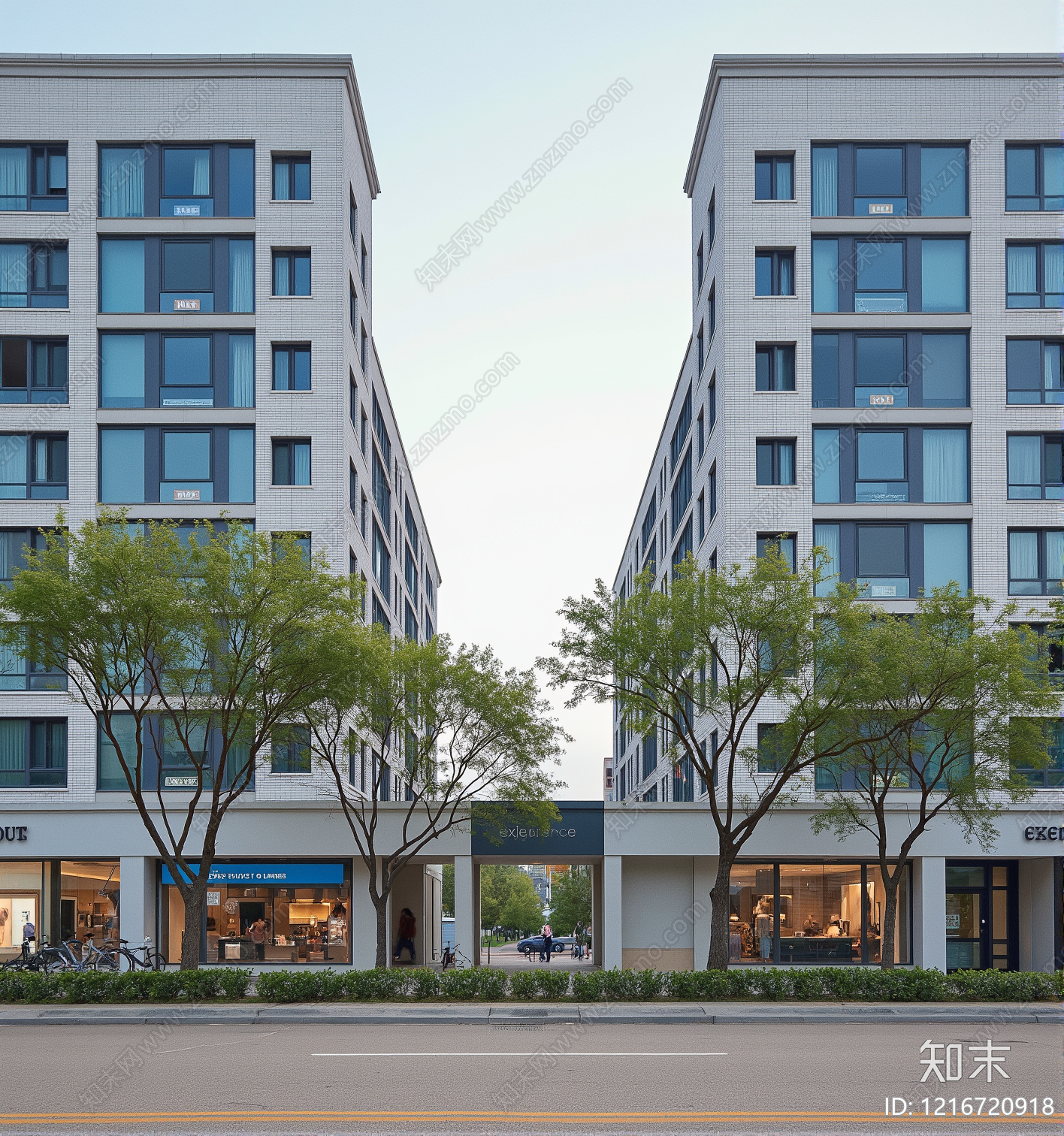 现代城市背景贴图下载【ID:1216720918】