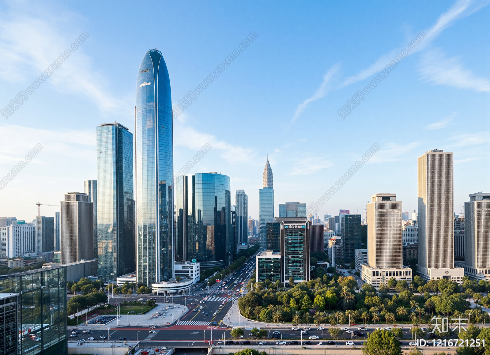 现代城市背景贴图下载【ID:1216721251】