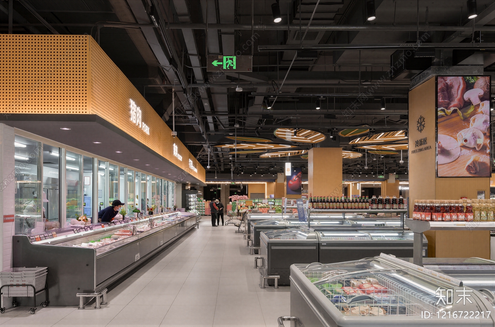 现代商场贴图下载【ID:1216722217】