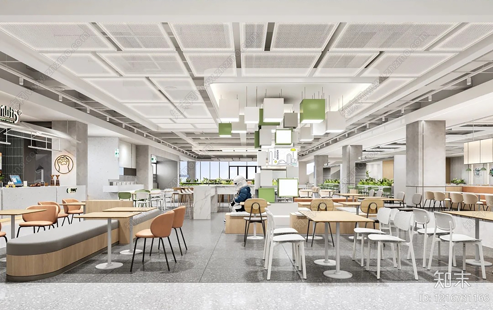 现代餐厅贴图下载【ID:1216731166】