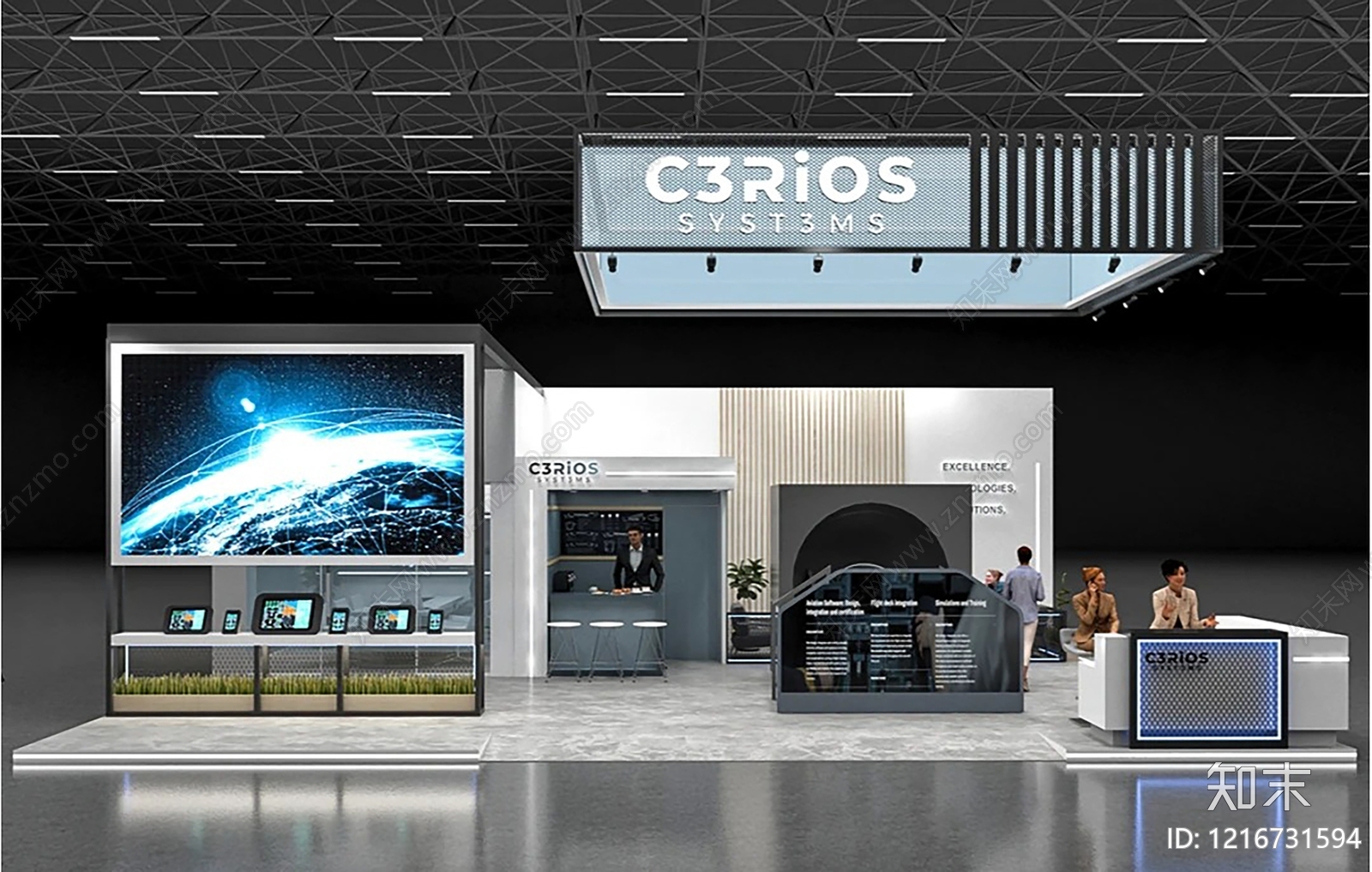 现代招牌贴图下载【ID:1216731594】