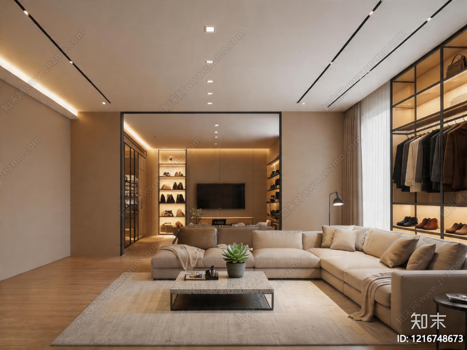 原木客厅贴图下载【ID:1216748673】