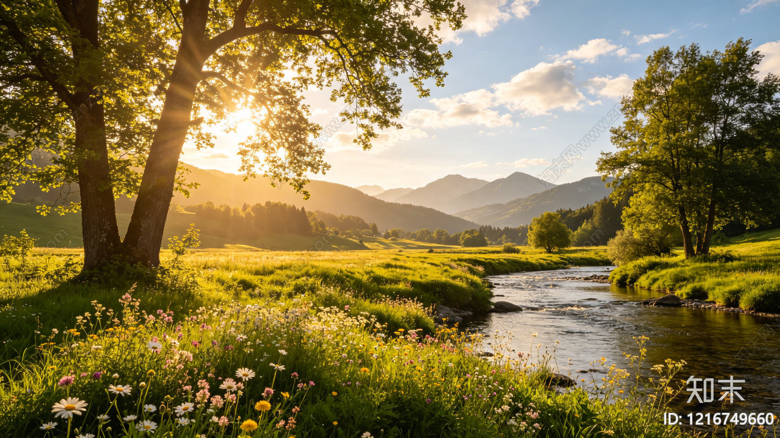 现代山水贴图下载【ID:1216749660】