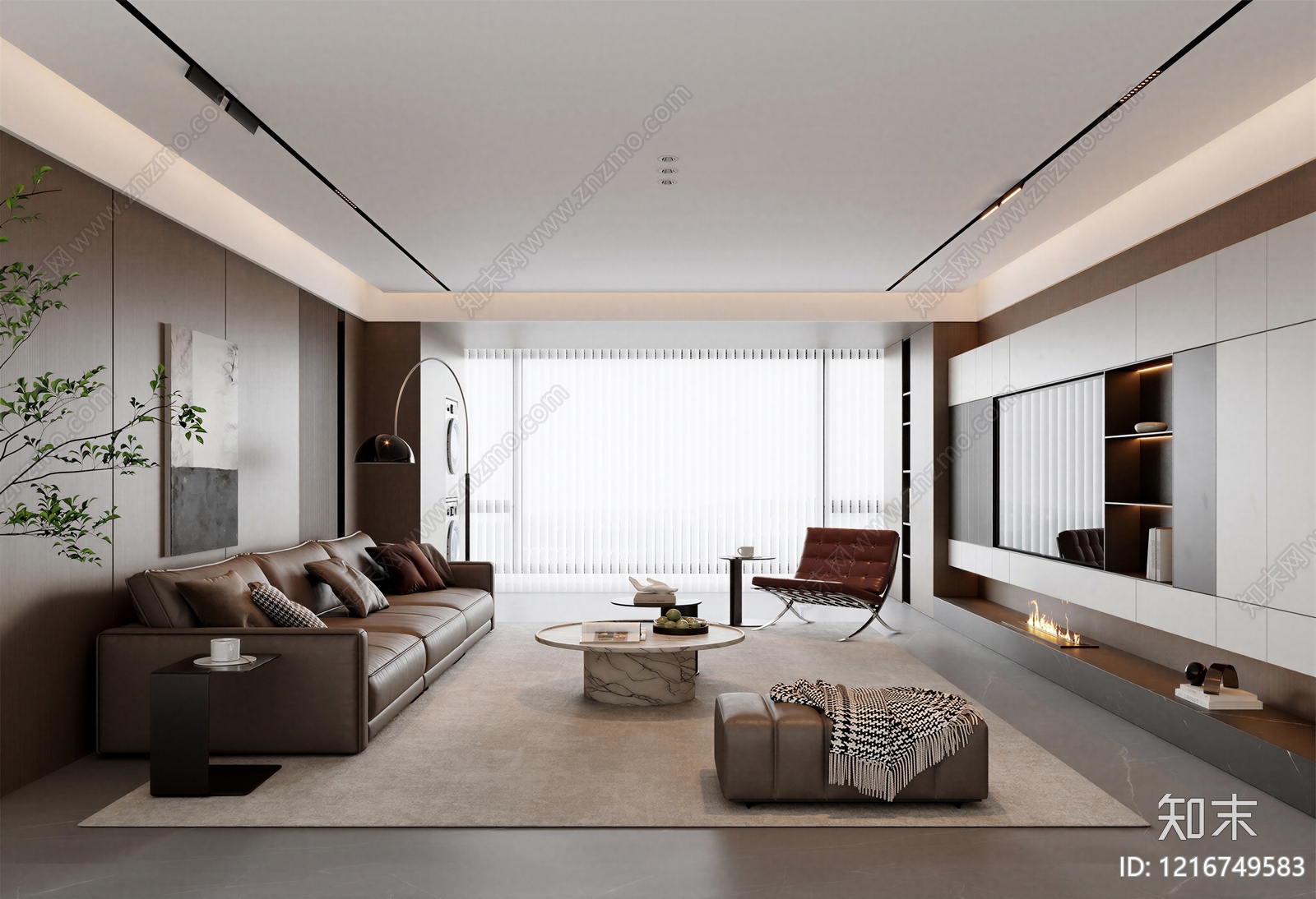 意式客厅贴图下载【ID:1216749583】