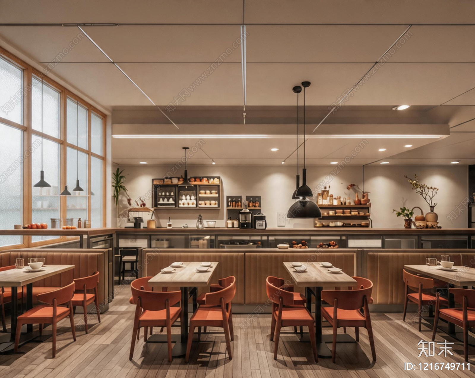 原木餐厅贴图下载【ID:1216749711】
