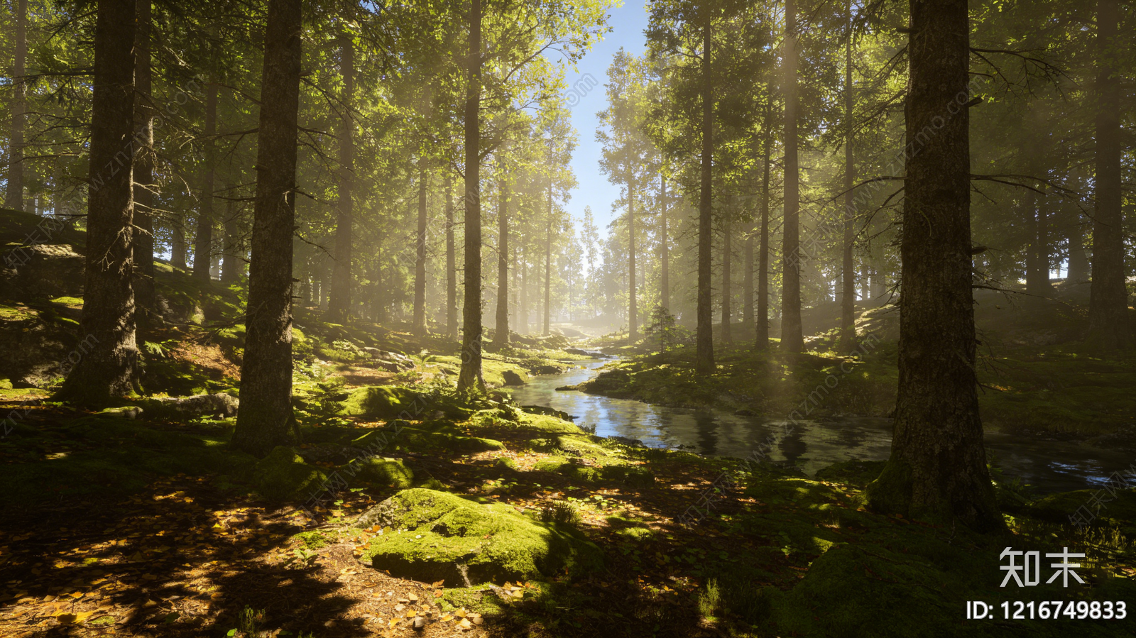 现代森林贴图下载【ID:1216749833】
