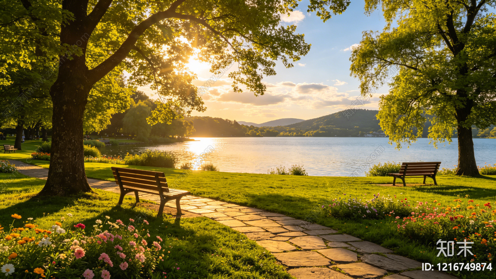 现代山水贴图下载【ID:1216749874】