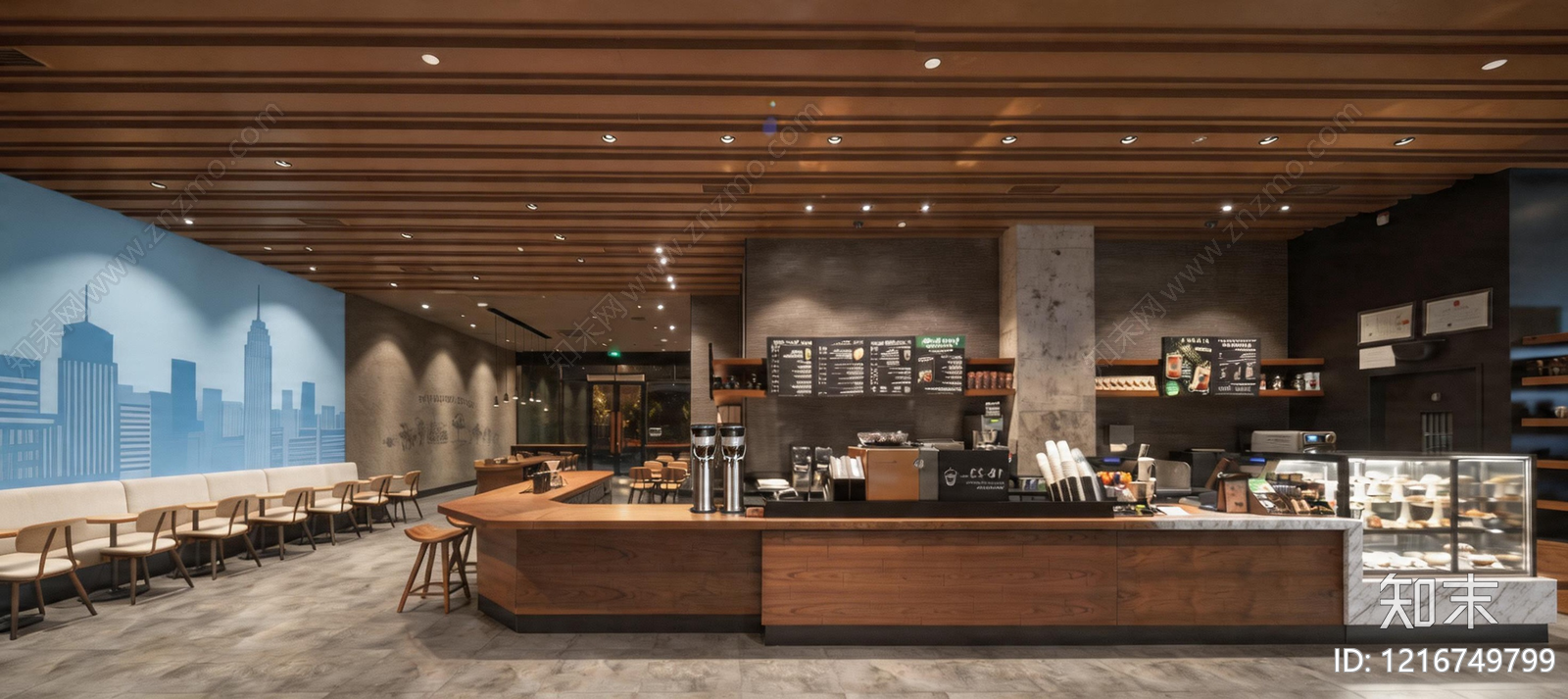 原木商铺贴图下载【ID:1216749799】