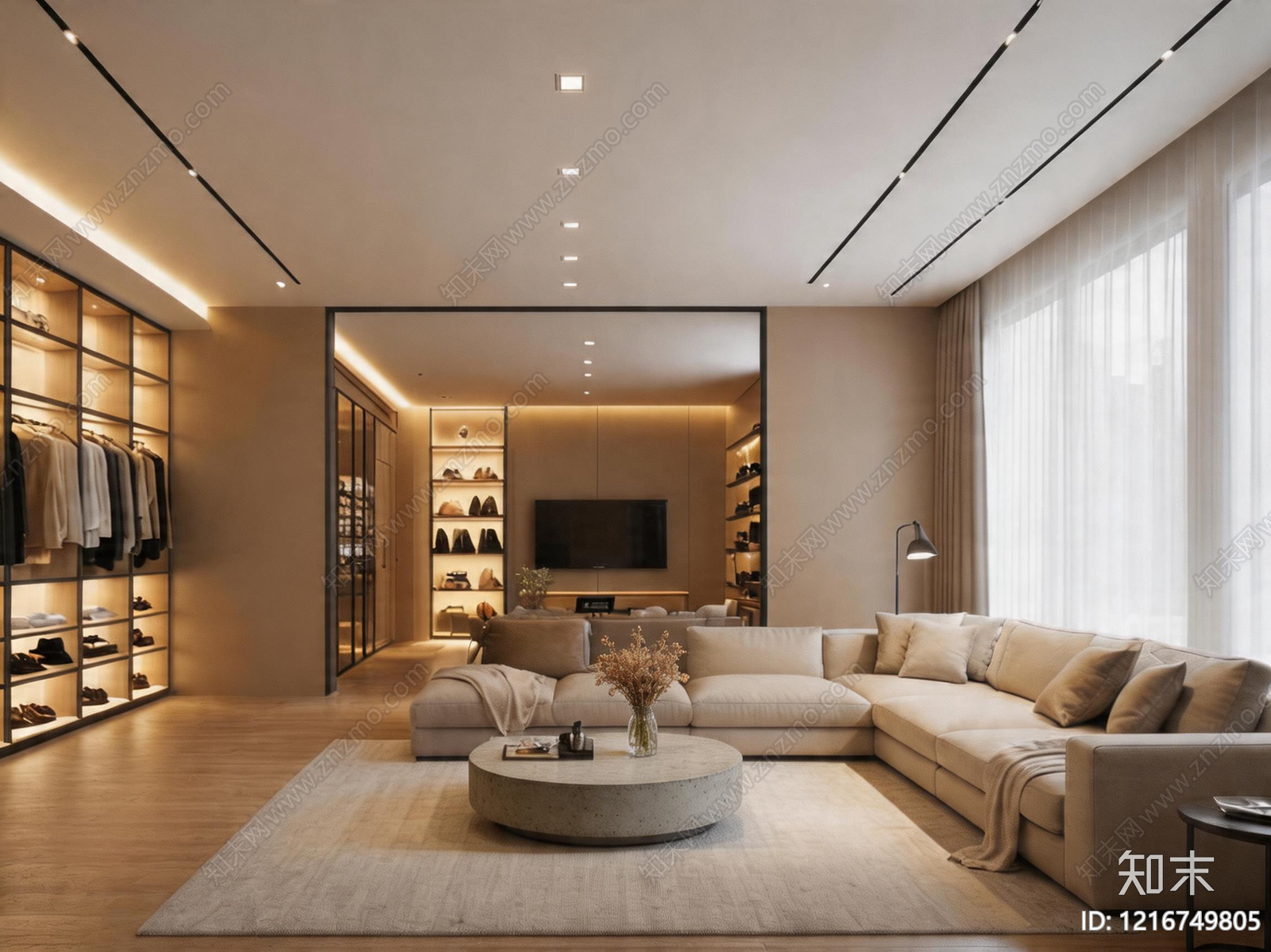 原木店铺贴图下载【ID:1216749805】