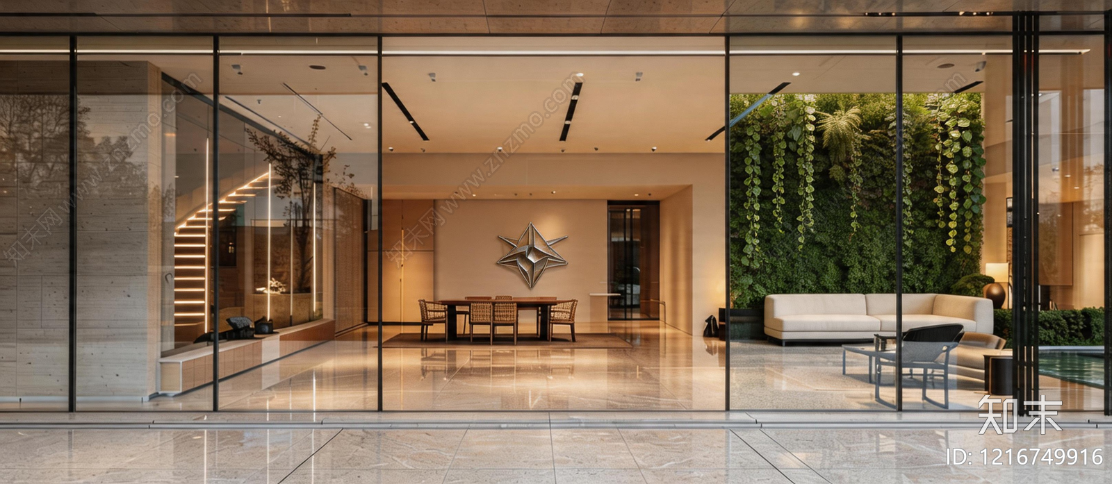 原木橱窗贴图下载【ID:1216749916】