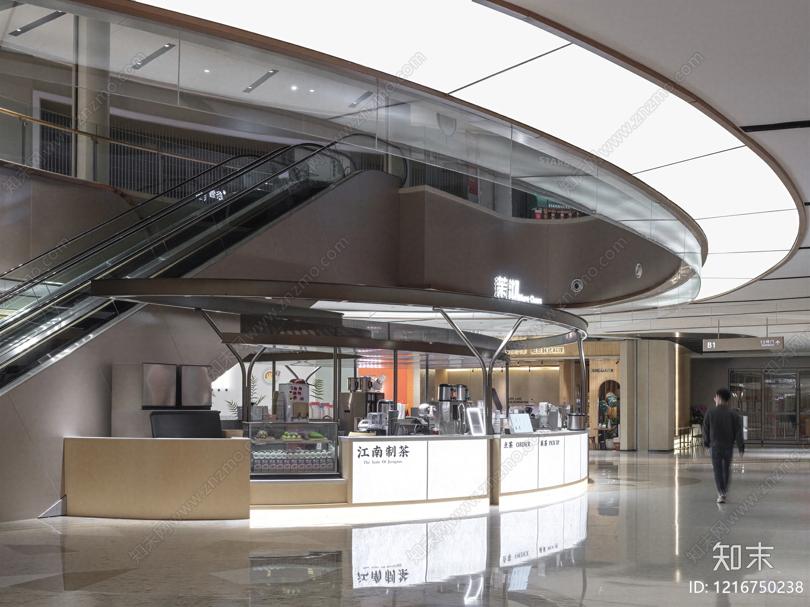 现代商场贴图下载【ID:1216750238】