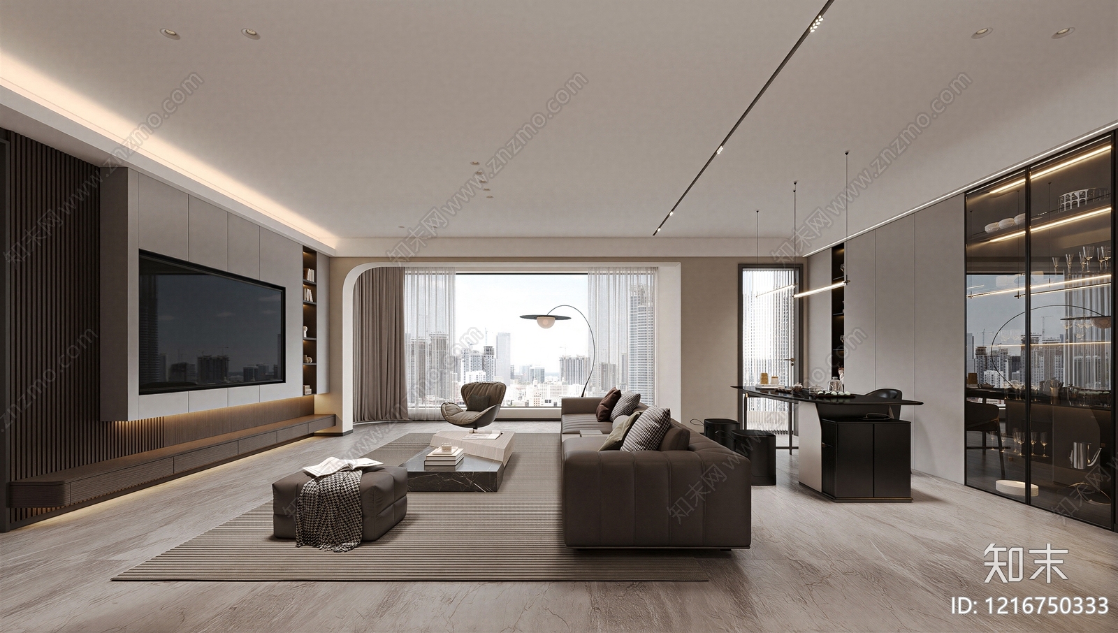 现代客厅贴图下载【ID:1216750333】