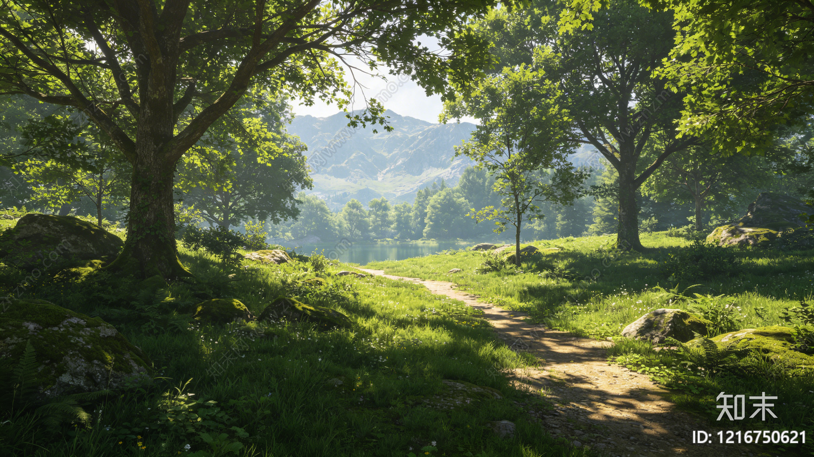 现代森林贴图下载【ID:1216750621】