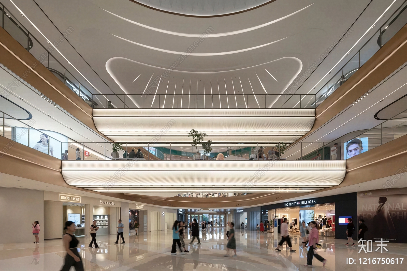 现代商场贴图下载【ID:1216750617】