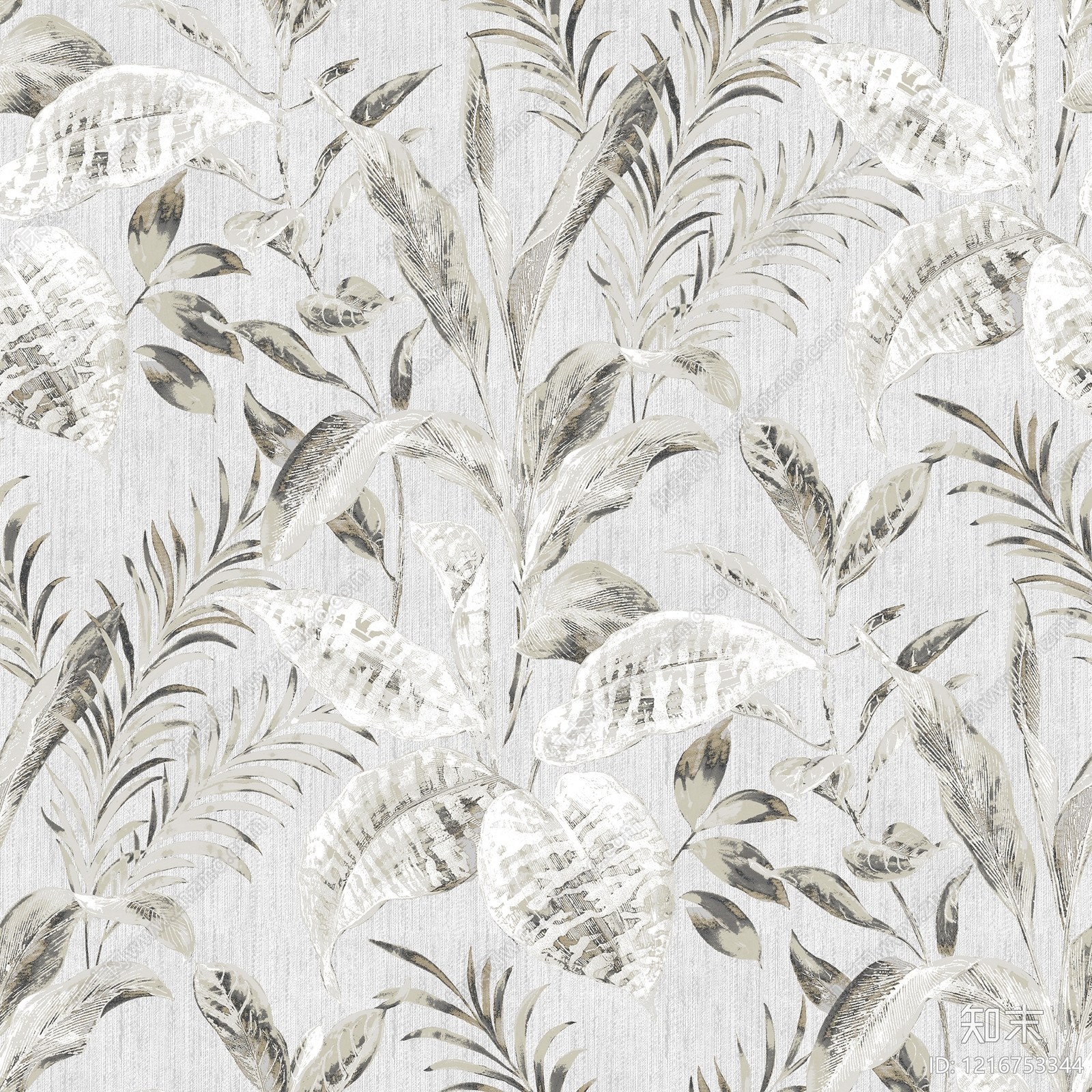 复古植物壁纸贴图下载【ID:1216753344】