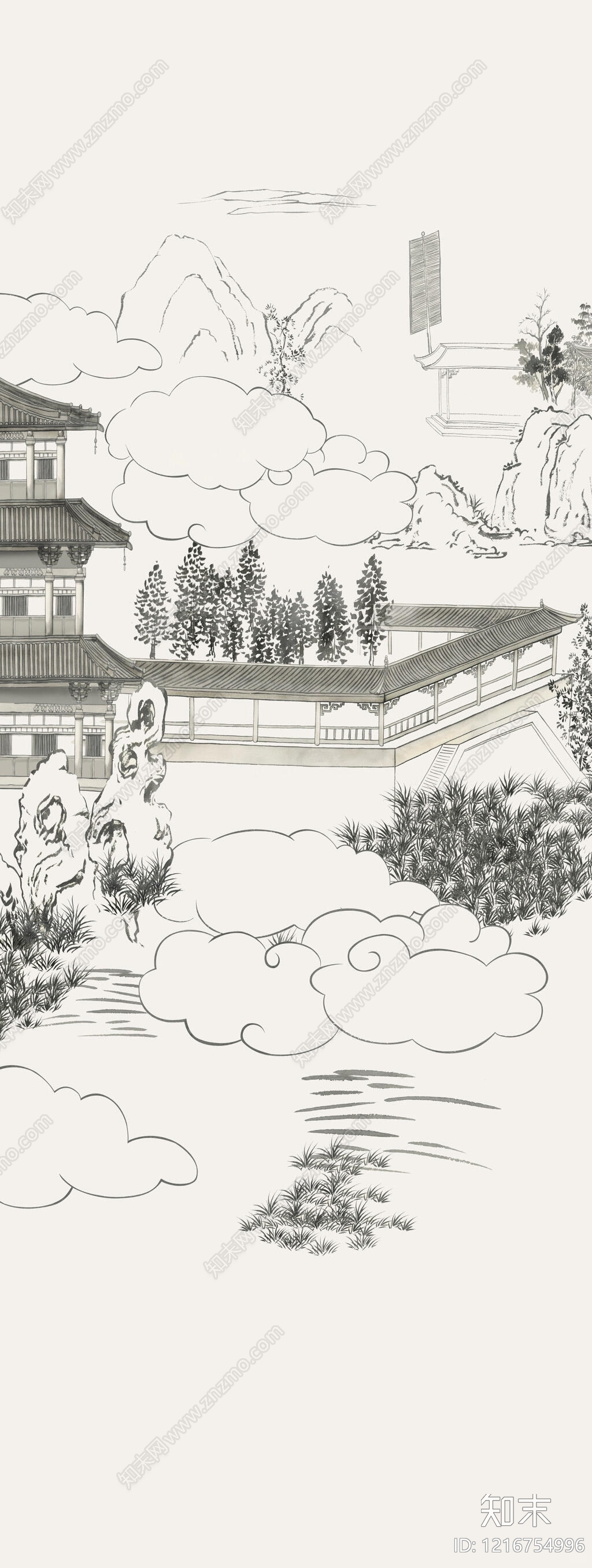 复古云层贴图下载【ID:1216754996】