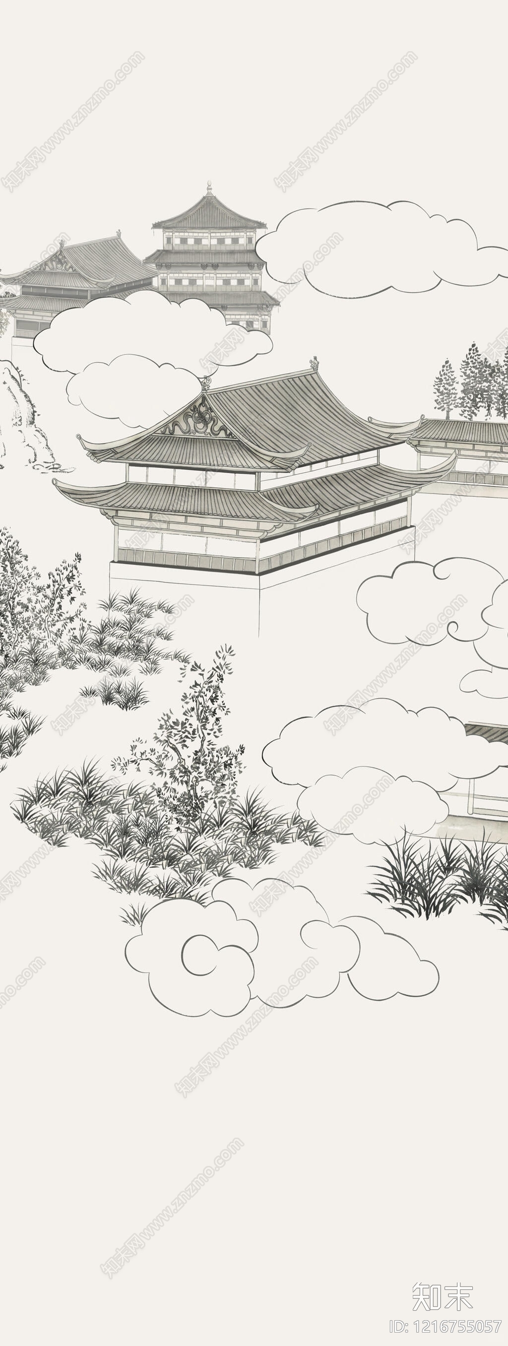 复古云层贴图下载【ID:1216755057】