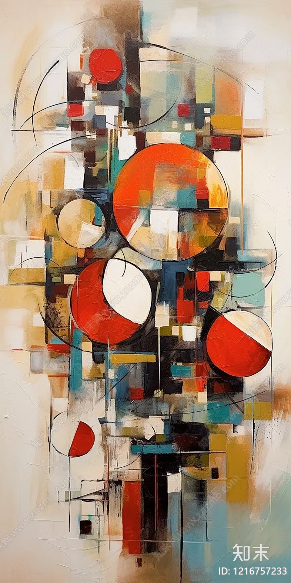 抽象画贴图下载【ID:1216757233】